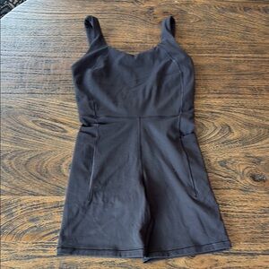 CALIA Black Jumpsuit with V-Neck